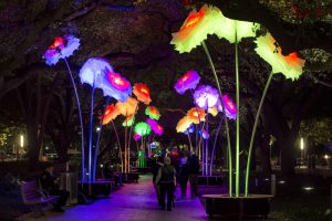 "Enchanted Promenade" by TILT. Photo credit: Katya Horner for Discovery Green.